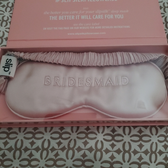 Slip Pure Silk Sleep Mask. Bridal Collection Bridesmaid. - Picture 3 of 9